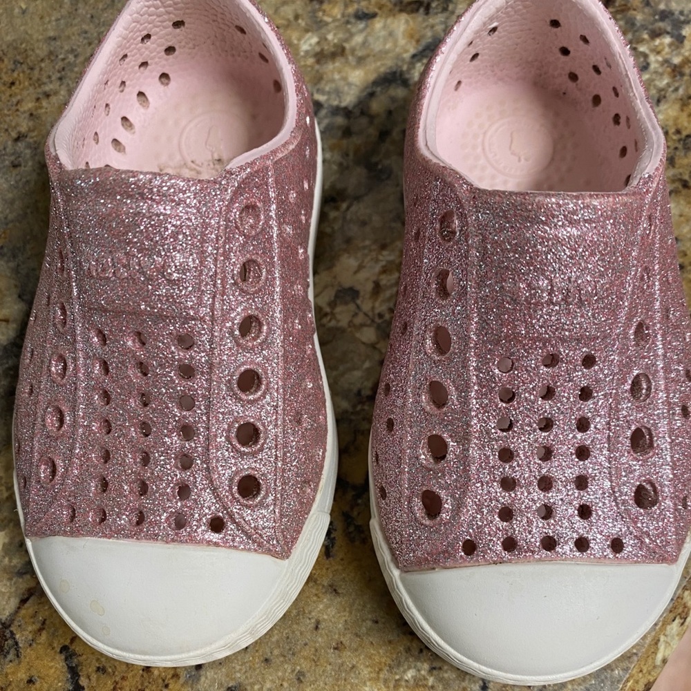 Glitter pink toddler natives